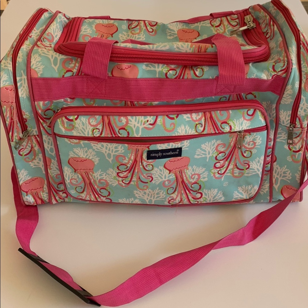 Simply southern Duffle Bag Jellyfish Print
